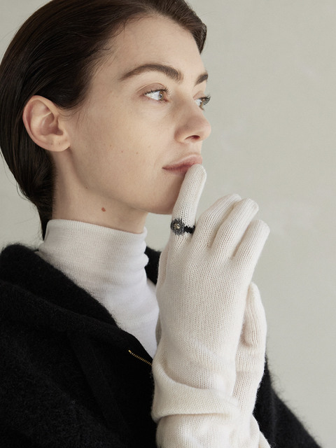 패션액세서리 - 마레디마리 (Mare di mari) - Jewelry ring Point Gloves Ivory