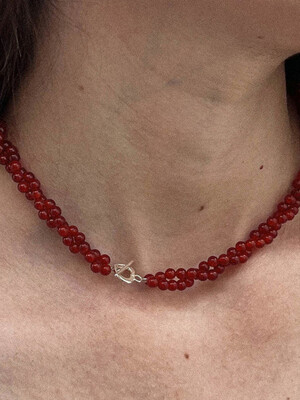 [925silver,원석]Bakery necklace