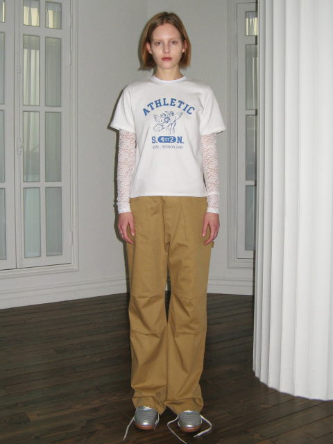 팬츠,팬츠 - 시눈 (SINOON) - OUT-POCKET CARPENTER PANTS (OLIVE BEIGE)