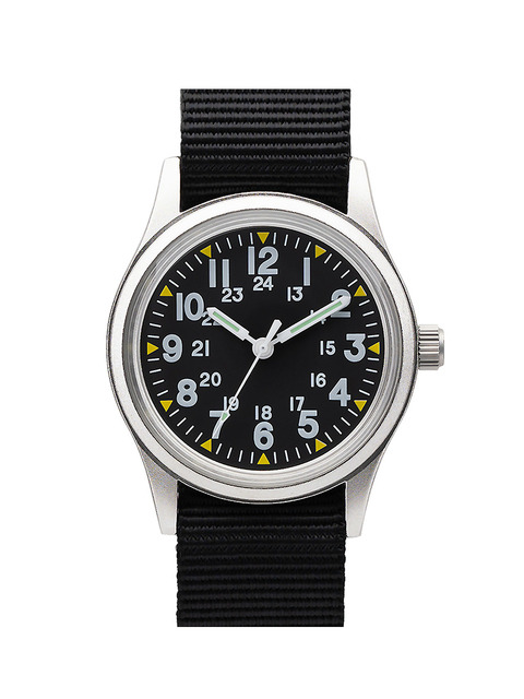 시계,시계 - 엠더블유씨 (MWC) - 베트남전 미군시계 - 실버X블랙