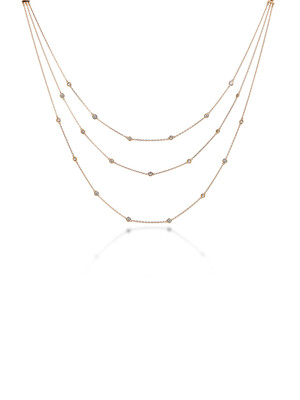 Emma Crystal Layered Necklace