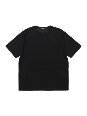 23 SS 남성 심플 무지 반팔 티셔츠 (BLACK)