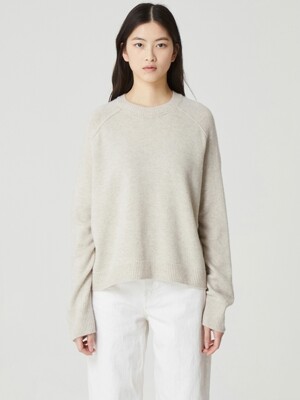 FOX WOOL KNIT PULLOVER IVORY (247)