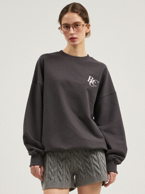 RCC Logo 2way Sweatshirt [CHARCOAL]