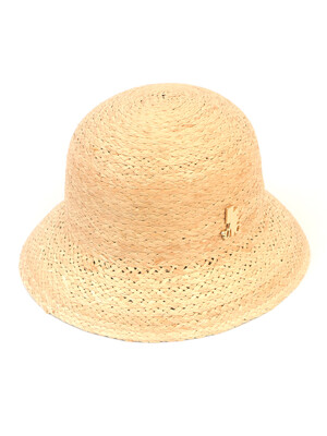 Summer Simple Raffia Cloche Hat 여름모자