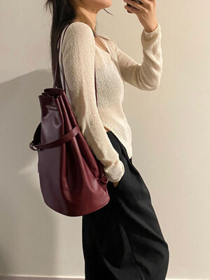 [단독]KNOT BACKPACK_wine