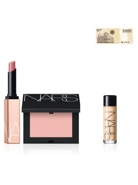 립메이크업 - 나스 (NARS) - [선론치위크] NEW 블러쉬&에프터글로우 립스틱 세트(+BEST파운데이션 샘플&상품권)