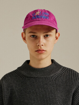 Washed Logo Ball Cap Purple