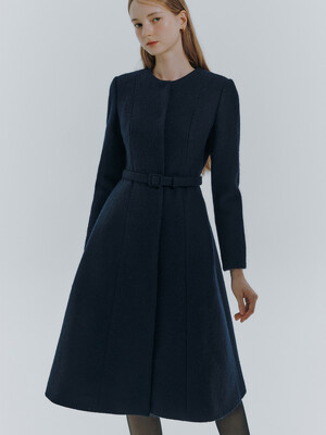 Eliea alpaca wool tweed coat (2colors)