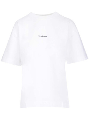 [아크네 스튜디오] SS24  반팔 티셔츠 AL0135183-OPTIC WHITE