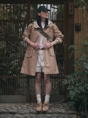 COCO HOOD TRENCH COAT_BEIGE