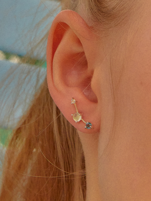 [SILVER] STAR SIGN EARRING