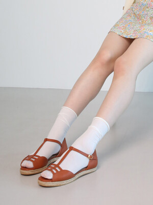 NO. Chloe Cozy Sandal _ BROWN