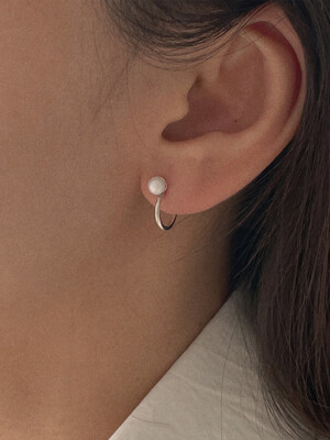 silver925 lovely pearl earring