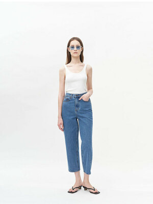 MOTIE HIGHRISE CROPPED DENIM