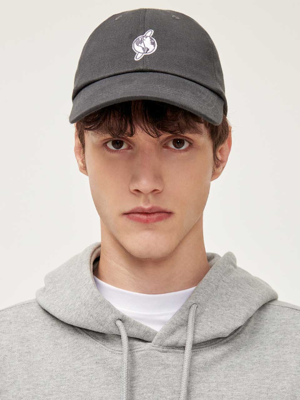 ORBIT LOGO BALLCAP (CHARCOAL)