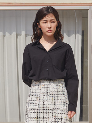 Autumn Washing shirt_Black