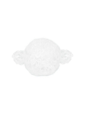 Fluffy Beads Ring (White)