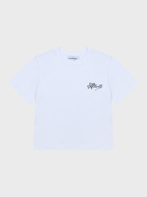 [WOMEN]Cotton Embroidered T-Shirts - White