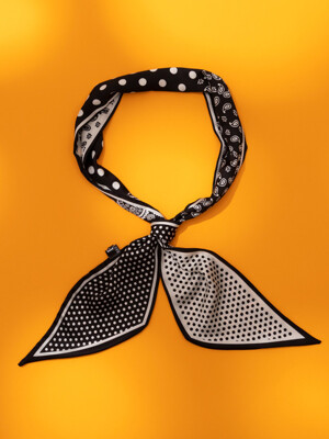 RECLOW BANDANA 롱스카프 BLACK