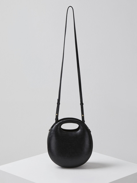 숄더백 - 아카이브앱크 (Archivepke) - Shell bagel bag(Lizard black)