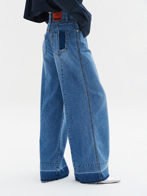 23SS KALIK WIDE DENIM PANTS