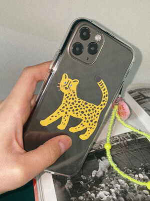 Cheetah Clear Jelly Phonecase