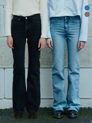 High-rise Bootcut Jeans_2color