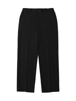 23 FW 남성 가을 TR밴딩 세미와이드 팬츠 (BLACK)
