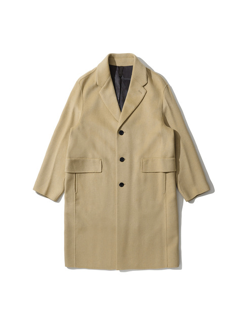 아우터 - 커스텀멜로우 (CUSTOMELLOW) - alvin long single coat_CWCAW23601BEX