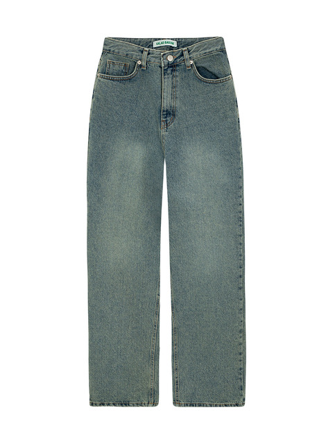 데님 - 샐러드바구니 (SALADBAGUNI) - Normal Semi Wide Denim Pants_vintage blue