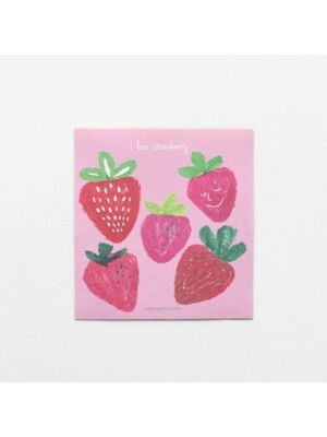 딸기가조아 스티커(10개)