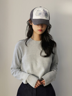 Acht Palette ball cap - Off White / Charcoal