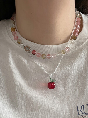 Cherry Quartz Necklace_NC276