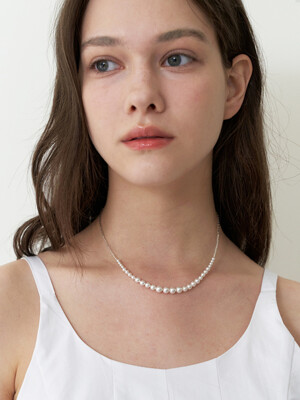 pure swa gradation necklace