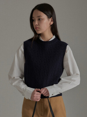 MILLY KNIT VEST (3colors)