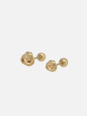 14k weaving ball piercing (2 size)