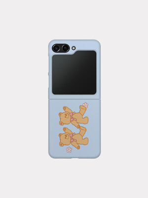 bear embroidery 디자인 [제트플립 하드 폰케이스]