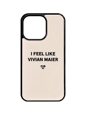 에폭시 I Feel Like iPhone Case - Ivory