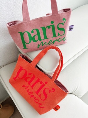 PARis lettering ecobag / 2Color