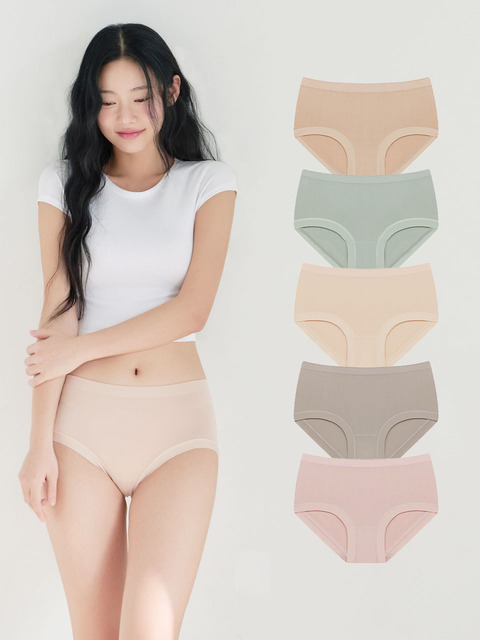 비너스 [리오더][5PACK]매일 새로운 모달 5매입팬티(KPTE182S)