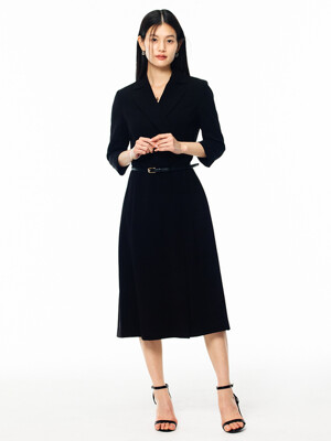 [Drama Signature] Tailored Wrap Dress_2color