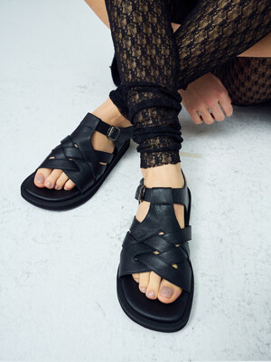 Weds sandal(Black)