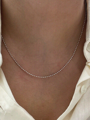 silver925 slim frank necklace