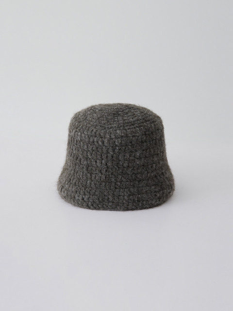 모자 - 모이아 (MOIA) - hand knitting bucket hat (gray)