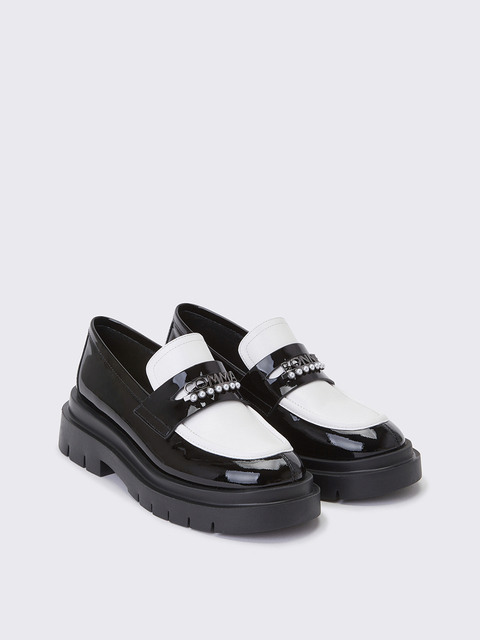 로퍼 - 슈콤마보니 (SUECOMMA BONNIE) - New coco loafer(black&white)_DG1DS23017BWX
