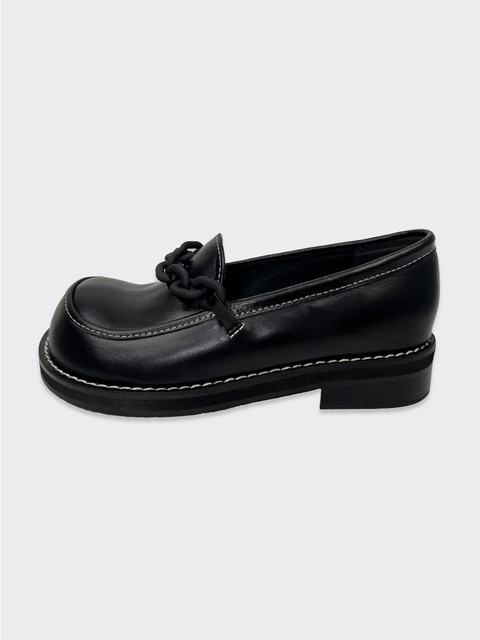 로퍼 - 히푸 (HIPPU) - Chain Loafer l Women.black
