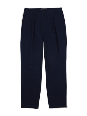 PLAGE COTTON PANTS -NAVY