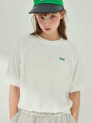 Terry Raglan T-Shirt_WHITE