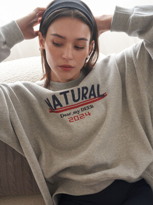 Natural sweatshirt_ Grey